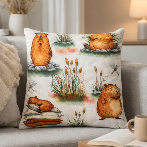 Jasiek 40x40 Kapibary – bawełna 100%