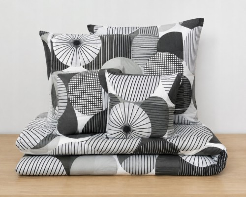 Pościel 160x200 Bawełna 100% + 4 Poszewki Geometryczna + GRATIS worek