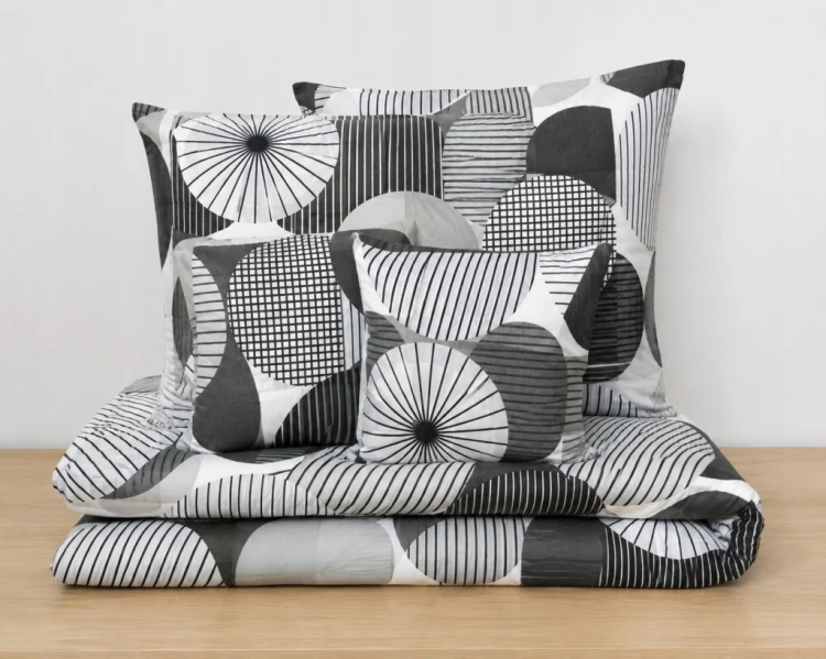 Pościel 160x200 Bawełna 100% + 4 Poszewki Geometryczna + GRATIS worek